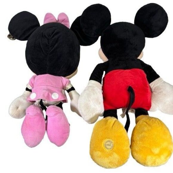 Disney Store Mickey & Minnie Mouse 28 Inch X-Large Plush Stuffed Animal Toys - Picture 2 of 16